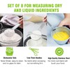 Stainless Steel Measuring Spoon, Measuring Spoon, 8-Piece Measuring Ruler for