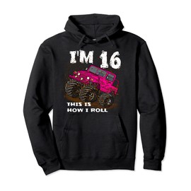 16th Birthday Racing Car Truck Costume T shirt Girls Pullover Hoodie
