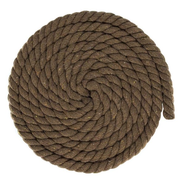 West Coast Paracord Twisted 3 Strand Natural Cotton Rope Artisan