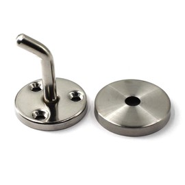 Stainless Steel Screw in Hooks for Hanging Plants Utensil Hooks for Kitchen Wall Mounted Coat Hook Display Hook (6 PCS Screws Included)