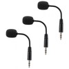 Niiyen Mini Microphone, Mini Gooseneck Microphone, 3PCS 3.5mm Jack Adjustable