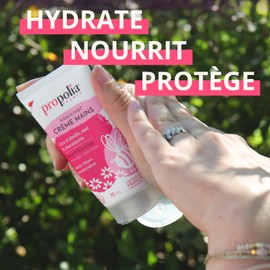 PROPOLIA - Organic - Hand Cream - Beeswax/Honey/Macadamia/Calendula - for soft, protective and moisturising hands, made in France - 75 ml