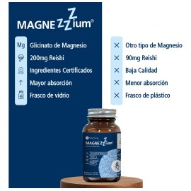 Glicinato Magnesio + Reishi Suplemento Natural Para Dormir