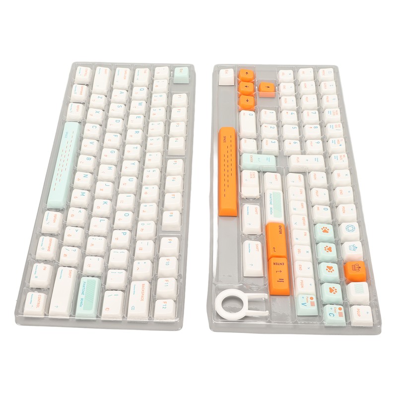 138 Keys Mechanical Keyboard Keycaps Heat Lifting Process Ergonomic PBT