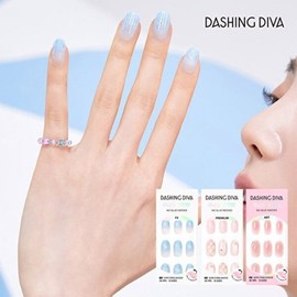 Dessing Diva x All About Shape Nail 3 types / 데싱디바 x올어바웃 쉐잎 네일 3종