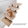 5 Layers Wood Small Animal Ladder,Pets Chewing Toys Climbing Stairs