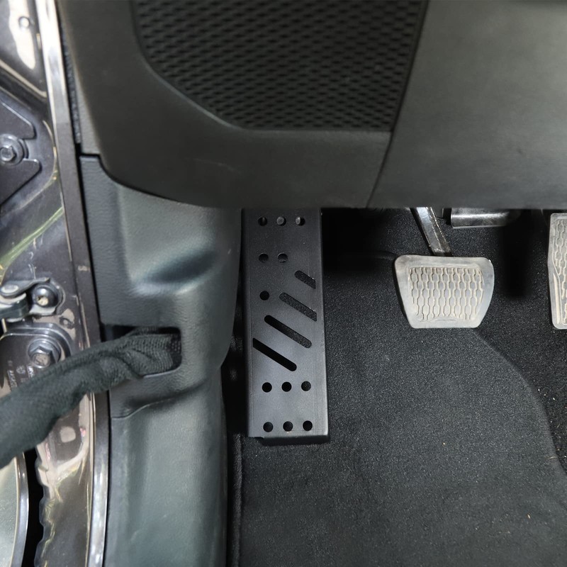 RT-TCZ Dead Pedal Brake Shoes Solid Steel Left Side Foot