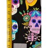 Carita Calaveras Black Alexander Henry Fabric - by Half Yard