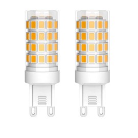 2-Pack G9 LED Bulb 4W W10709921 Microwave Light Bulb Compatible with Kitchenaid Jenn-air Whirlpool Maytag Replace for W10112515 AP5983626 PS11722423 AH2338904 G9 Base 40WEquivalent Warm White 3000K