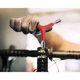 bulltek Universal Bicycle Hex Key Essential Maintenance for Road Bikes and Mountain Bikes - 4/5/6 Allen Key - Handlebar Saddle Screwdriver - Solid Construction