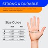 K-MART Gloveman Clear Vinyl Gloves (Box of 100) (L (Pack