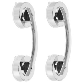 OSALADI 2pcs Portable Cup Bathroom Door Handles for Elderly Care Easy Installation for Home Hotel and Office Use