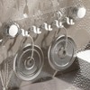 Rotating Shower Suction Cup Hook, Space Saving Non Punch Wall