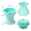 2-in-1 Silicone Makeup Brush Cleaner Mat & Brush Holder –