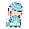 Puppy POP Baby on Board Car Magnet Sticker Baby Onboard