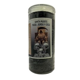 Jumbo Santa Muerte Mudo, Sordo Y Ciego 14 Day Veladora/Jumbo Santa Muerte Mute,Deaf & Blind Candle