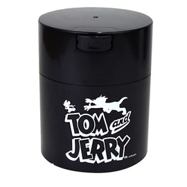 Tom and Jerry Logo TIGHTVAC Tight Bag Vacuum Container Container 0.8L Black