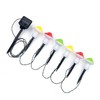 6PCS Solar Mushroom String Lights IP65 Waterproof LED Outdoor Mushroom