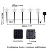 GULELAYAR Christmas Solar Lights, 5 in 1 String Lights Snowflake