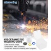 Mtsooning 5 Pack #12 White Ceramic TIG Welding Cups with