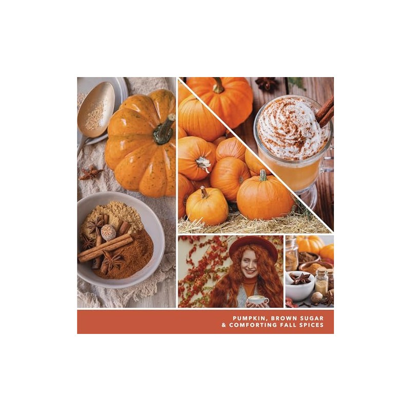 Yankee Candle Car Jar Ultimate, Spiced Pumpkin, 0.96 OZ