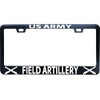 HuiYaoEC US Army Field Artillery Car Tags Frame, 12 x6