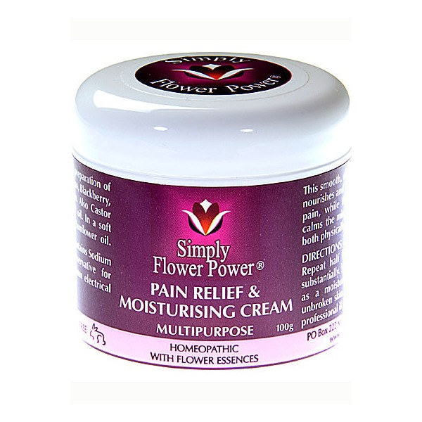 Simply Flower Power Pain Relief and Moisturising Cream 100g