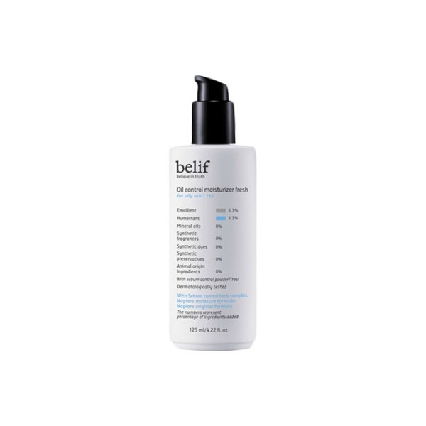 빌리프 오일 컨트롤 모이스처라이저 후레쉬 125ml / 빌리프 오일 컨트롤