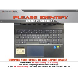 Decalrus - Protective Decal Sticker for The HP Victus Gaming Laptop (16.1" Screen) case Cover wrap HPvictus16_gaming-160
