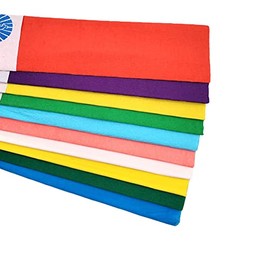 Crepe Paper Colourful Crepe Ribbons Party Crepe Paper Decoration Crafts Crepe Paper Streamers for Wedding, Photo Background, Crafts