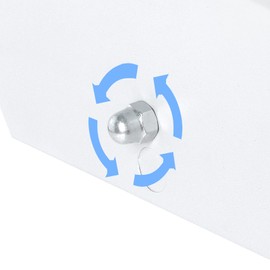 FAITHSAIL Dimmable 4FT LED Flush Mount Kitchen Light Fixtures, 50W 5600lm, 1-10V Dimmable, 4000K, 4 Foot LED Kitchen Lighting Fixtures Ceiling for Craft Room, Laundry, Fluorescent Replacement