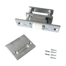 HARDWOOD HCE401-US26D Brass Roller Latch with Cast Strike 2-1/4" (Satin Chrome)