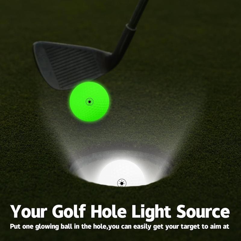 Glow in the Dark Golf Balls - 7 Bright Colors