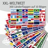 beihaasnatuerlich Country Flag Sticker Set XXL World 300 Stickers Country