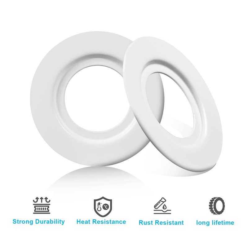LEGELITE 2 Pack Metal Lamp Shade Reducer Ring, E27/E14 Light
