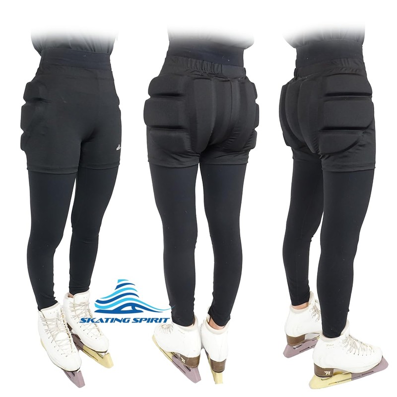 Skating Spirit Padded Shorts Protective Crash Pants Tailbone Hip Butt