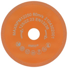 PRODIAMANT Diamond Cutting Disc 125 mm x 22.23 mm M01 Glass Tiles Glass Mosaic Vacuum Diamond Coated