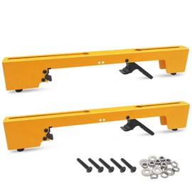 Gabasinover Replacment parts Miter Saw Mounting Brackets Compatible With DMS01A DMS03A miter saw stand PM-7002 yellow