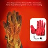 Touch Screen Heated Gloves Washable Electric Heater Gloves for Outdoor