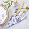 Kate Aspen Servilletas de boda de sauce azul, servilletas decorativas
