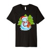 Saxophone Player Jazz Snowman Sax Music Snow Day Holiday Premium
