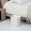 UUJOLY Plastic Trash Can Wastebasket, Garbage Container Basket for Bathrooms,
