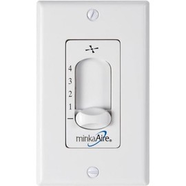 Minka-Aire WC105-WH, 4-Speed Fan Wall Control