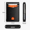 Carbon Fiber RFID Blocking Wallet for Men Slim Minimalist Card