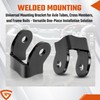 Heavy Duty Shock Brackets for Off-Road Trailers, Thick Weld-On Shock