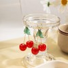 Cherry Earrings for Women Funny Cherry Dangle Drop Earrings Hypoallergenic