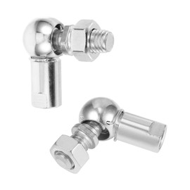 Flaconi 2PCS Ball Joint for Automotive,L Shape Ball Joint Rod End Bearing,Rod End Ball Bearing with Stud,Ball Head Joint Rod End Bearing,Carbon Steel Ball Bearing,Fits Automobiles,Go-karts (M6x1)