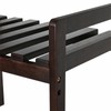 CONSDAN Microwave Stand, USA Grown Hickory Microwave Shelf, Wooden Microwave