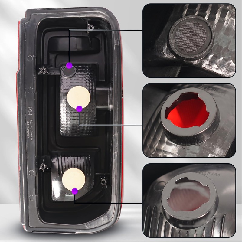 OE Halogan Style Tail Light for Ford Bronco 2021-2024,Taillamp w/o