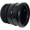 SHMOX 110mm Universal Soil Pipe to Clay Cast Iron Drain pipe connector Adaptor (Black)